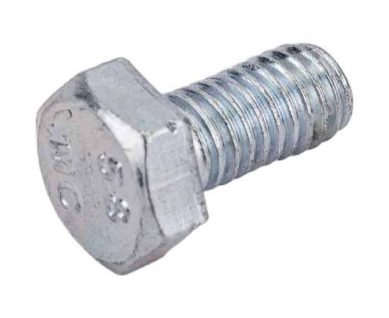 Болт МЕТАЛЛСЕРВИС M6x12, DIN 933, с полной резьбой, оцинк., 50 шт. 1239320 – изображение 2