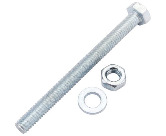 Болт с ш/г vipкрепеж набор, полная резьба, din 933, 6x70, 2 шт. 17846 VIP – изображение 4