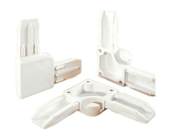 Фигурный уголок для москитной сетки KOMFORT Москитные системы белый, 4 шт. УС00746 – изображение 2