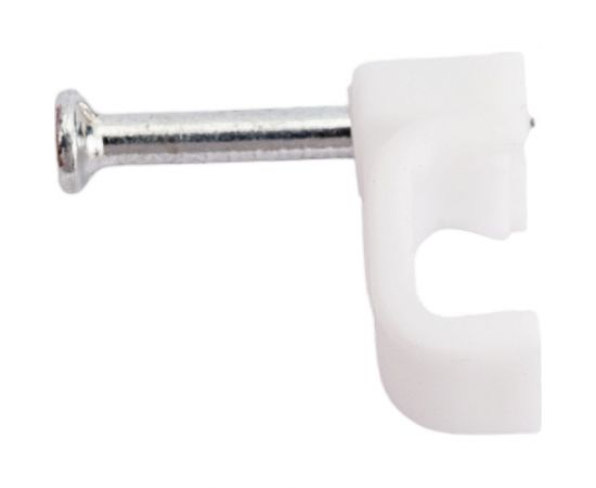 Пластиковая плоская скоба Volsten 6 мм 50 шт.V02-6W-2-06-050 9558 – изображение 3