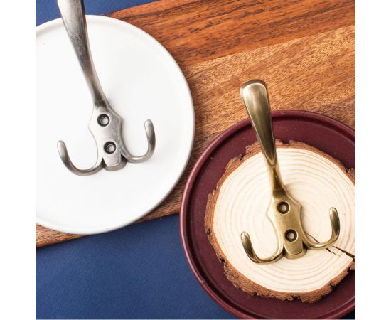 Мебельный крючок KERRON Д67 Ш135 В70, оксидированная бронза KR 0050 OAB – изображение 2