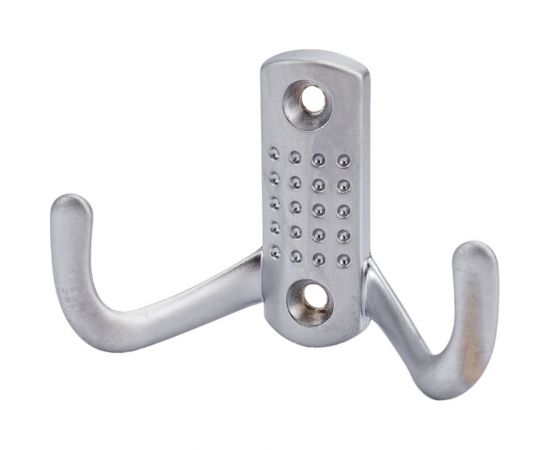 Мебельный крючок KERRON Д67 Ш47 В24, матовый хром KR 0060 SC – изображение 2