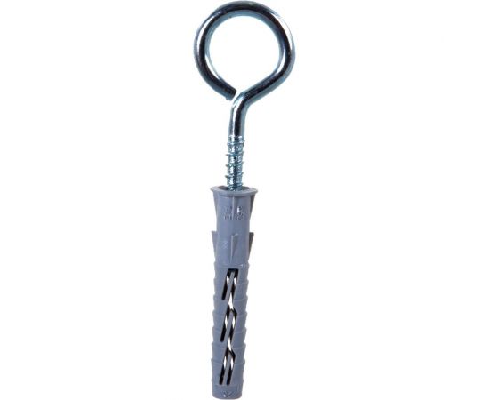 Универсальный дюбель Tecfi VZ нейлон 8x52 с шурупом-кольцом 4 шт - пакет 147448 – изображение 4