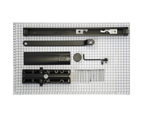 Доводчик со скользящей тягой Doorlock dl100s en3 черный, с функцией hold open 75552 – изображение 3