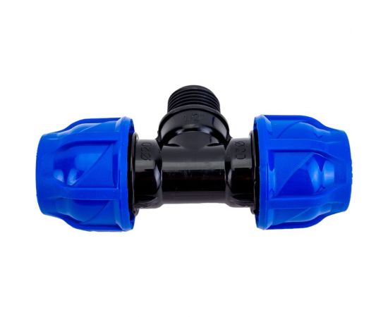 Тройник наружная резьба CN-TB ПНД 20х1/2"х20 TEBO 017031302 – изображение 2