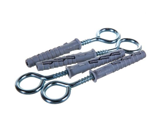 Универсальный дюбель Tecfi VZ нейлон 8x52 с шурупом-кольцом 4 шт - пакет 147448 – изображение 3