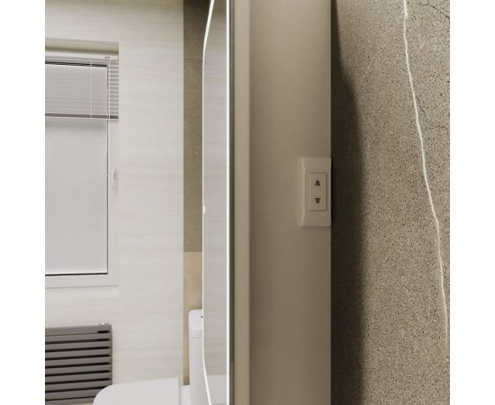 Зеркало шкаф MIXLINE ""Фиджи"" 500х800 правый, сенсор.выкл, светодиодная подветка 550381 – изображение 7