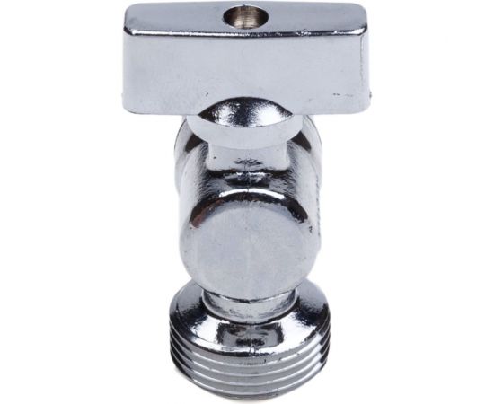 Шаровой кран AQUALINK угловой, с удлиненной резьбой 1/2 нар-1/2 нар Cr B 3969 – изображение 5