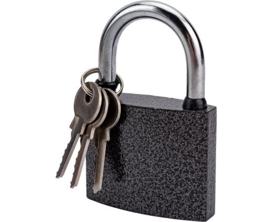 Замок навесной ON влагонепроницаемый 63 мм, чугун, автоматическое запирание 22-01-263 – изображение 6