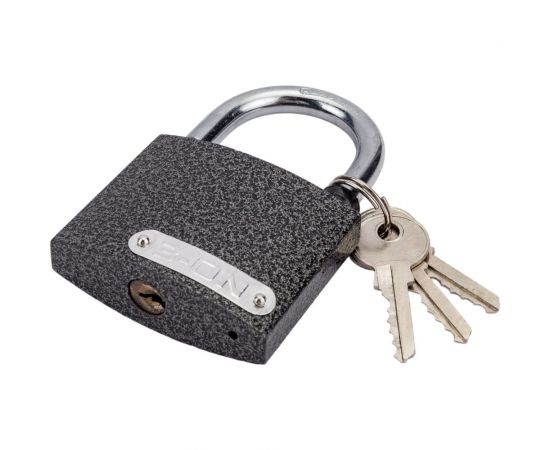 Замок навесной ON влагонепроницаемый 63 мм, чугун, автоматическое запирание 22-01-263 – изображение 7