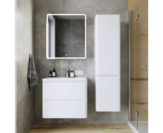 Зеркальный шкаф с подсветкой ИТАНА Miro 70 700x150x790 CC 3005 Белый глянец 05 4657773605510 – изображение 2