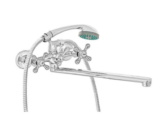 Смеситель для ванны ROEGEN 1/2"" м/к, керамический дивертор RP120C 