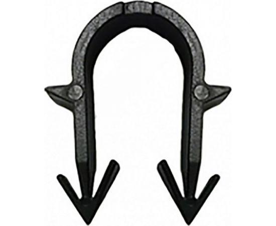 Якорная скоба для теплого пола СВК тип 2, черная, 16 мм, пакет 100 шт. SVK-TPS16100 