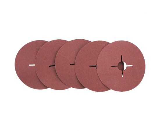 Круг шлифовальный фибровый 125 мм, Р80, 5 шт On 19-05-058 – изображение 3