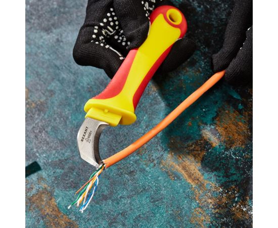 Нож монтажника, нержавеющая сталь, с пяткой REXANT 12-4935 – изображение 7