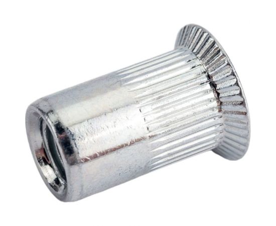 Резьбовая заклепка Daxmer м6, оцинк. сталь, насечки, потай. борт, 500 шт. 393281 – изображение 4