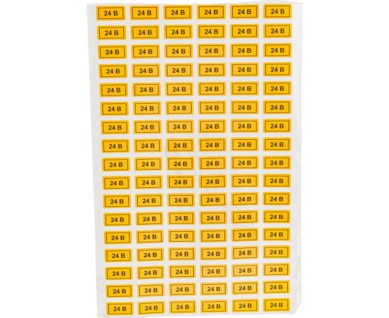 Наклейка EKF PROxima 24В 10x15мм, упаковка 100 шт. an-2-03 – изображение 4