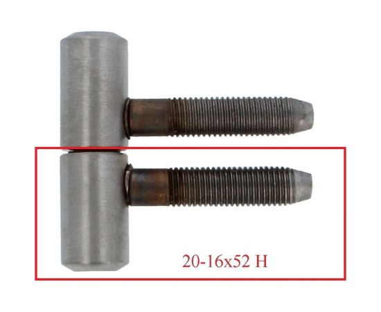 Ввертная петля Amig покрытие никель 20-16x52 H – изображение 3