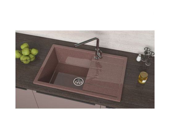 Кухонная мойка GLANZ цвет: чёрный J-161-32 – изображение 2