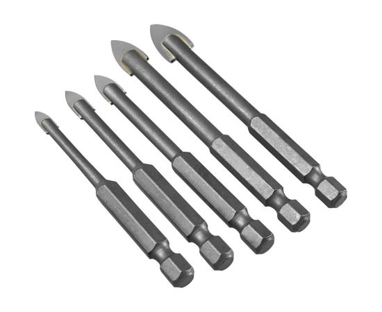 Набор сверл по стеклу 5 шт vertextools 0088-5 – изображение 2