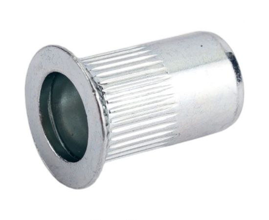 Резьбовая заклепка Daxmer м6, оцинк. сталь, насечки, потай. борт, 500 шт. 393281 – изображение 2