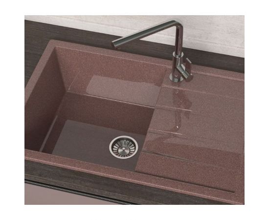 Кухонная мойка GLANZ цвет: чёрный J-161-32 – изображение 5