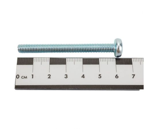 Винт с полукруглой головкой Невский Крепеж DIN 7985, оцинк., М6x60 5 шт. 823808 – изображение 2