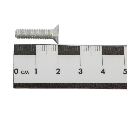 Винт с потайной головкой Невский Крепеж DIN 965 оцинк., М5x20 + гайка + шайба, 12 шт. 814062 – изображение 2