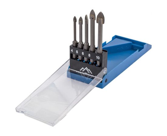 Набор сверл по стеклу 5 шт vertextools 0088-5 – изображение 4