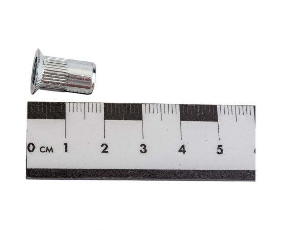 Резьбовая заклепка Daxmer м6, оцинк. сталь, насечки, потай. борт, 500 шт. 393281 – изображение 5