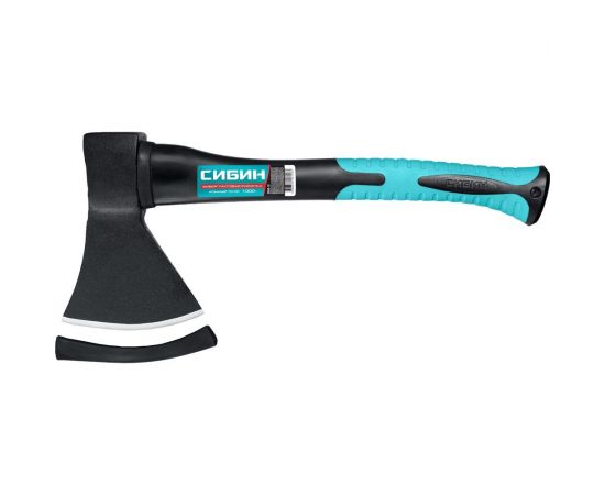 Кованый топор с фибергласовой рукояткой СИБИН 1000/1180 г, 430 мм 2080-10 – изображение 7