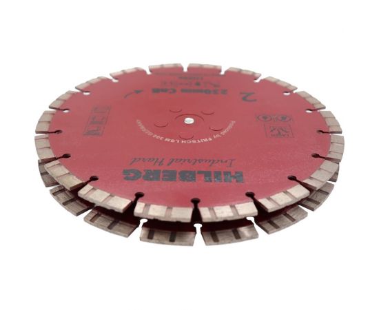Диск алмазный отрезной Industrial Hard CnB 230 мм, 2 шт Hilberg HI886 – изображение 4