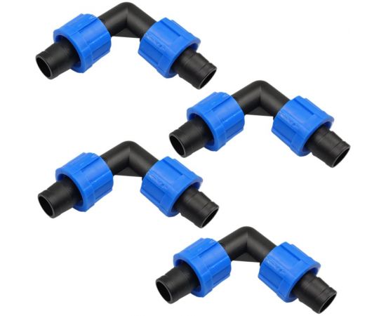 Компрессионный угол для капельной ленты 16 мм Профитт 4 шт. 1648475 