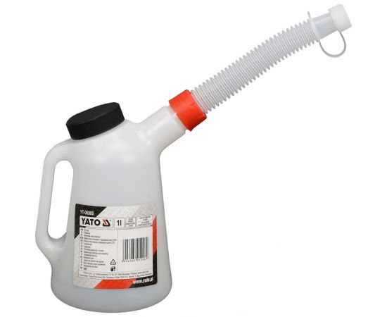 Лейка пластиковая с крышкой 1 л для СТО YATO YT-06980 