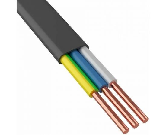 Кабель ООО Кабельный завод АЛЮР ВВГ-П-нг(А)-LS 3x1,5 ок (N,PE) -0,66 Ч, бухта 100 метров 2004763000008 