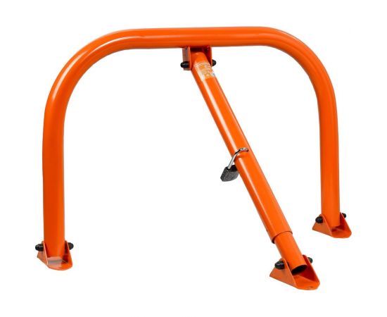 Парковочный барьер с навесным замком Airline 3 ключа, 750x500x370 мм AKON006 