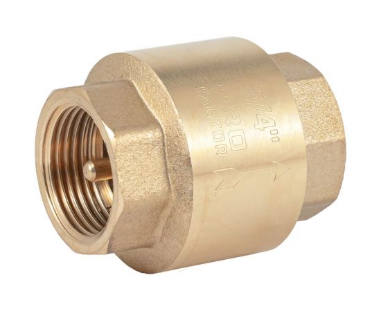 Обратный клапан PROFACTOR с латунным штоком, в/в 3/4"" PF CV 241 
