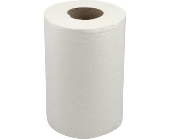 Бумажное полотенце МЯГКИЙ ЗНАК 1-сл 120 м в рулоне с центр вытяжением н200хd135 мм белое Г-С194 