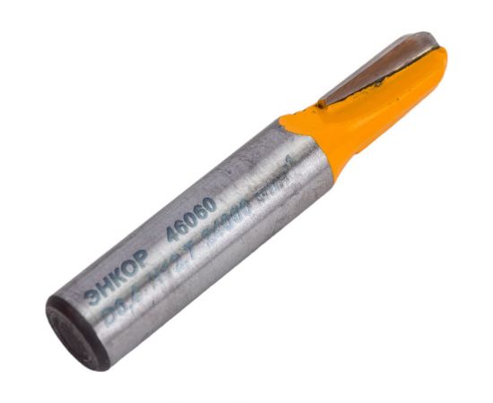 Фреза пазовая гальтельная (6.4х12.7мм; R3,2 мм; хвостовик 8 мм) Энкор 46060 – изображение 4