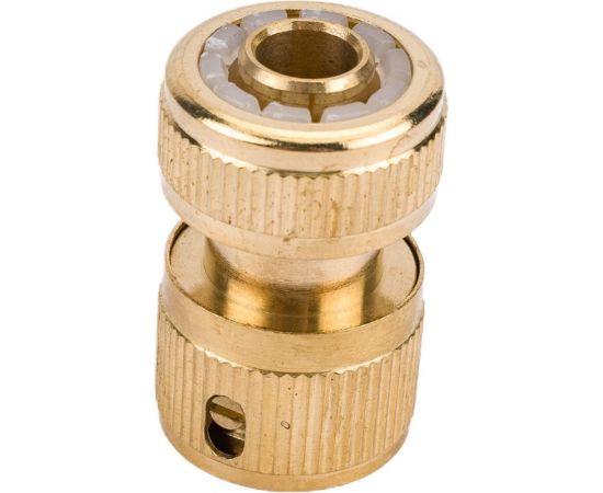 Коннектор SM-HQC0404 1/2" с аквастопом латунный ST SanTrade 0142 – изображение 3