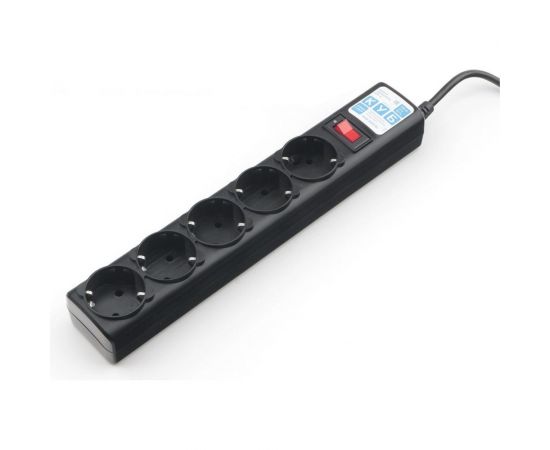 Фильтр-удлинитель Power Cube 10,0 м 5 розеток (черный графит) 10А/2,2кВт, SPG5-10M – изображение 9