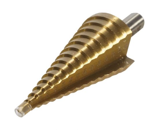 Сверло ступенчатое по металлу 4-32 мм, 15 ступеней, шаг 2 мм, высота ступени 5 мм Энкор 21642 – изображение 3