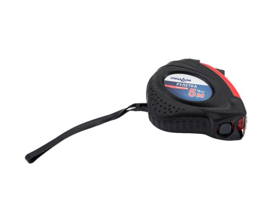 Рулетка Управдом ""RUBBER"" 5 м, 19 мм, с магнитным крючком 183421-05-19 4100002122 – изображение 3