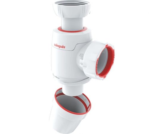 Сифон WIRQUINNEO с выпуском 1 1/4х40 мм и гофротрубой, L 800 мм., 40х40/50 мм 30987065 – изображение 4