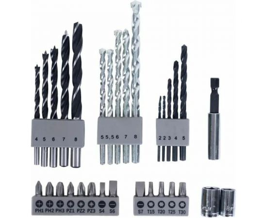 Набор бит и сверл X-Line 34 предмета Bosch 2607010608 – изображение 3