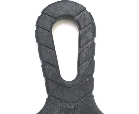 Зубчатый шпатель КЭС 4x4 мм, нержавеющая сталь, пластиковая рукоятка, 600 мм 10000038 – изображение 2