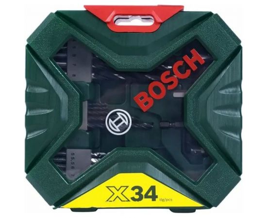 Набор бит и сверл X-Line 34 предмета Bosch 2607010608 – изображение 4