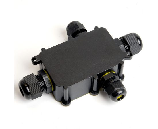 Распределительная коробка STEKKER LD524, водонепроницаемая на 4 выхода, 450V, 140x100x36, черный 49122 – изображение 5