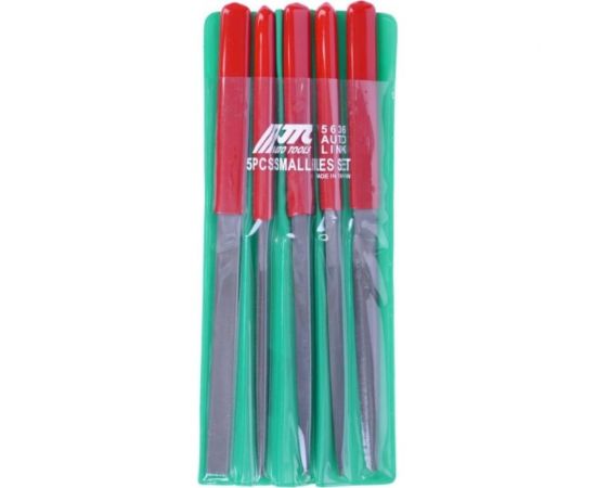 Набор разнопрофильных надфилей 215 мм (5 предметов) JTC 5636 – изображение 2