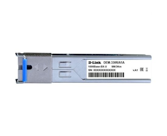 SFP-трансивер d-link 1000base-bx-u single-mode 3km wdm sfp tranceiver, support 3.3v power, sc connector 330R/3KM/A1A 